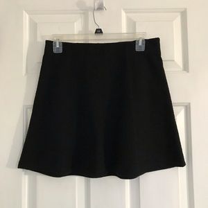 LOFT Black Flowy Skirt